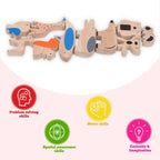 Matoyi Wooden Balancing Animals - 14 Pcs Set