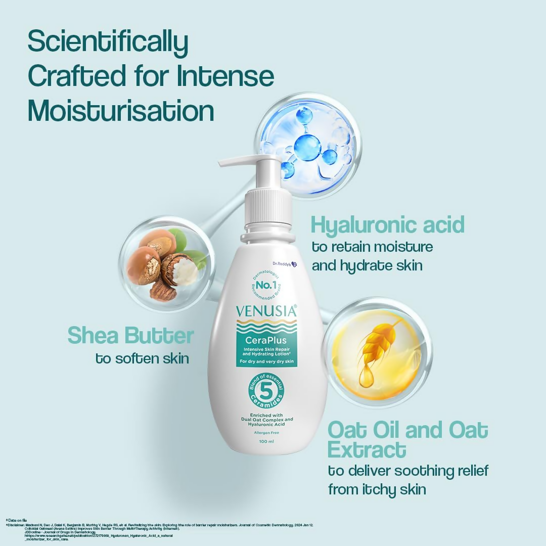 Venusia Ceraplus Lotion For Dry & Ver Dry Skin