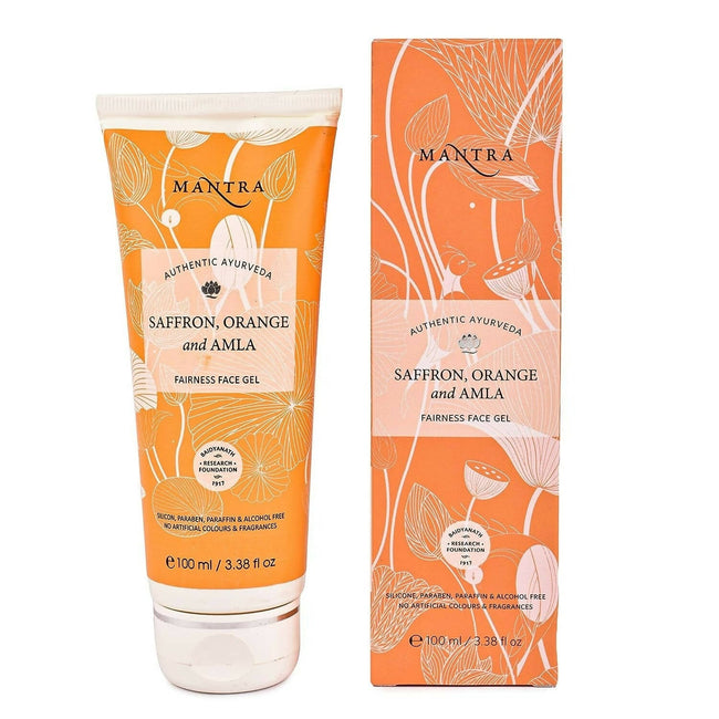 Mantra Herbal Saffron, Orange and Amla Glowing Face Gel Hover Image