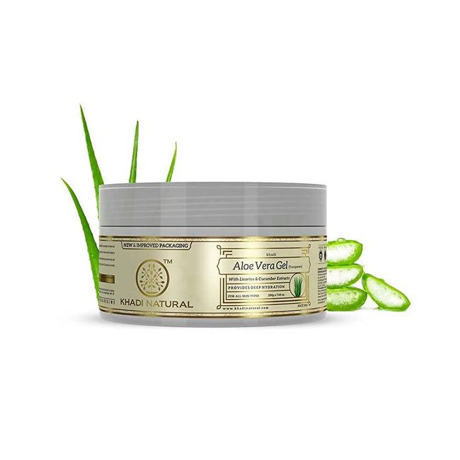 Khadi Natural Aloe Vera Gel (Transparent) Hover Image