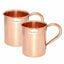 Copper Mug , 500ml - Set of 2