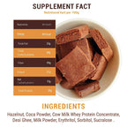 NutroActive Desi Ghee Barfi Hazelnut Chocolate