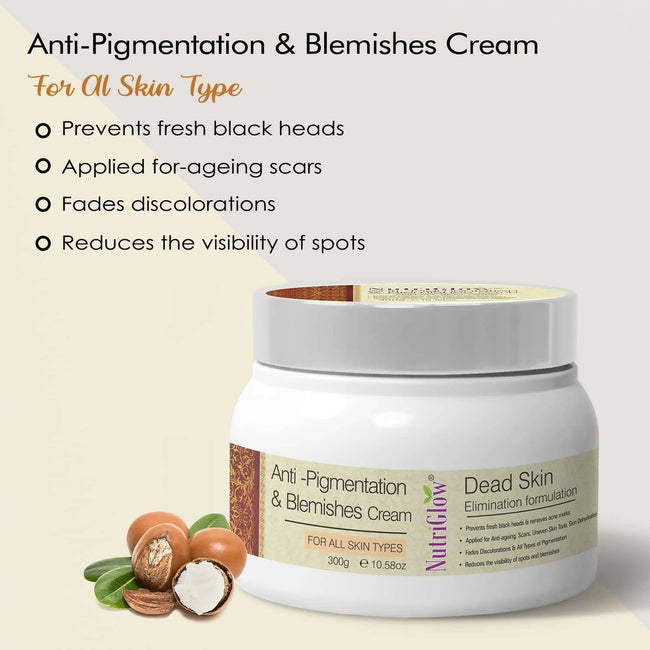 NutriGlow Anti Pigmentation & Blemishes Cream with Apricot Extracts & Oatmeal Main Image