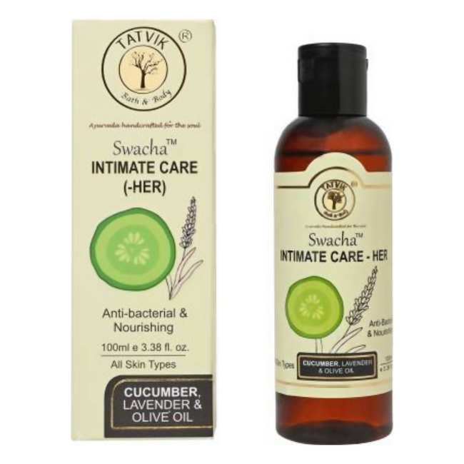 Tatvik Ayurveda Swacha Intimate Care Her (Cucumber, Lavender & Olive Oil) Hover Image