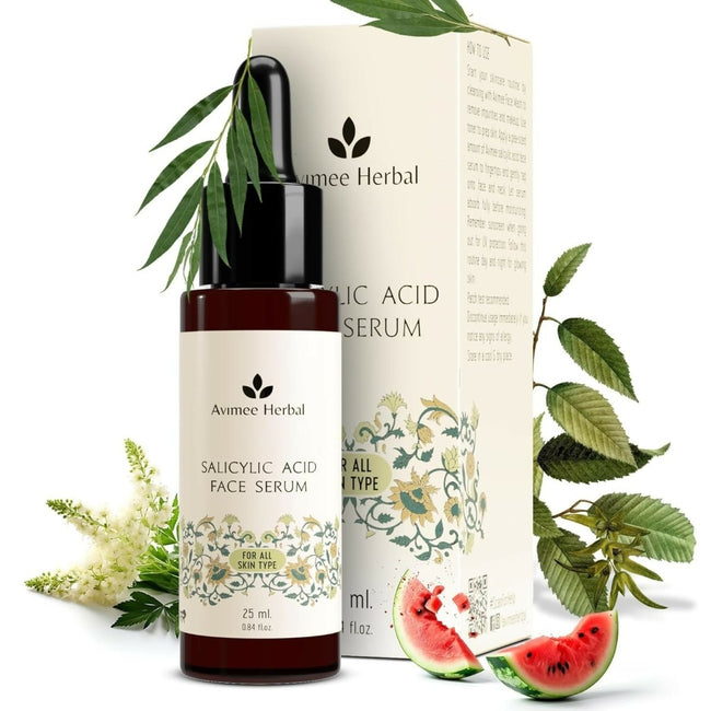Avimee Herbal Salicylic Acid Face Serum For Acne, Blackheads & Open Pores Hover Image