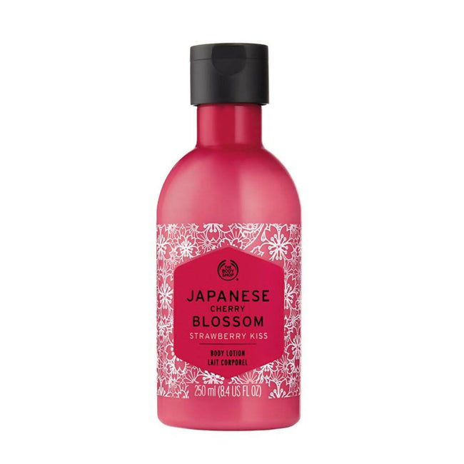 The Body Shop Japanese Cherry Blossom Strawberry Kiss Body Lotion Hover Image