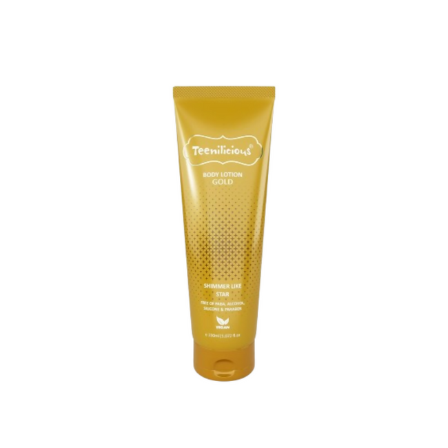Teenilicious Gold Sparkle Body Lotion Hover Image