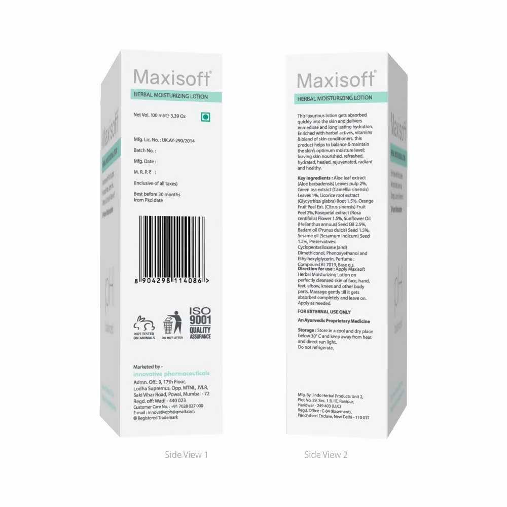 Maxisoft Herbal Moisturizing Lotion