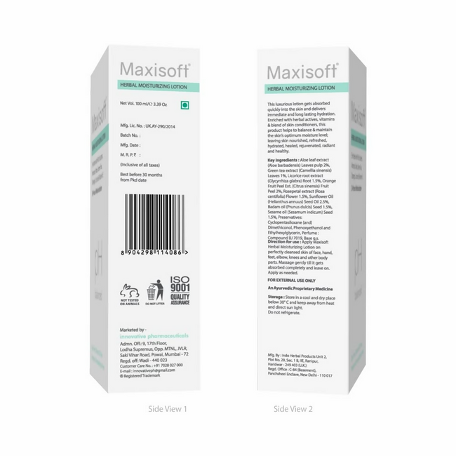 Maxisoft Herbal Moisturizing Lotion Main Image