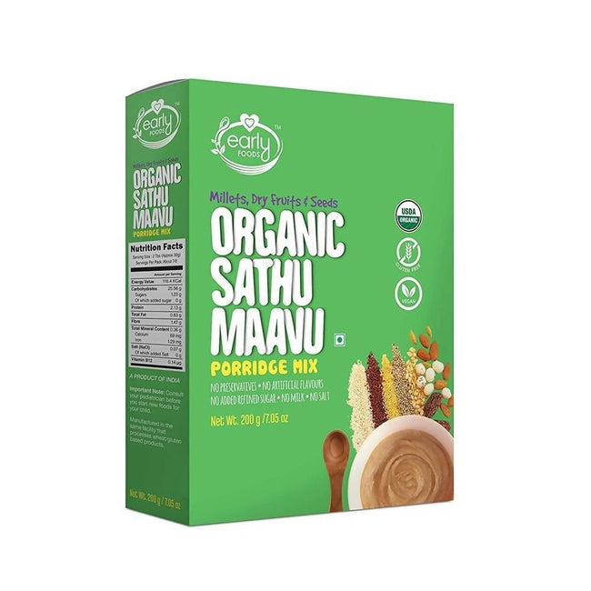 Early Foods Organic Sattu Maavu Porridge Mix Main Image