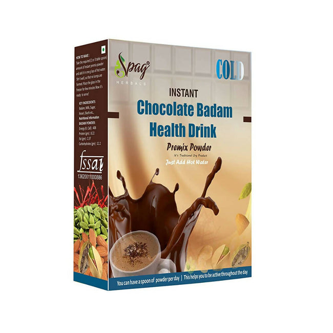 Spag Herbals Cold Instant Chocolate Badam Health Drink Hover Image