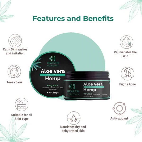 Health Horizons Aloe Vera and Hemp Body Butter