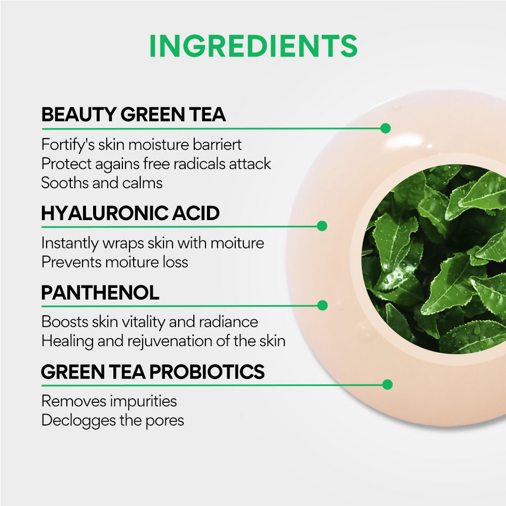 Innisfree Green Tea Hyaluronic Lotion For Refreshing & Dewy Finish