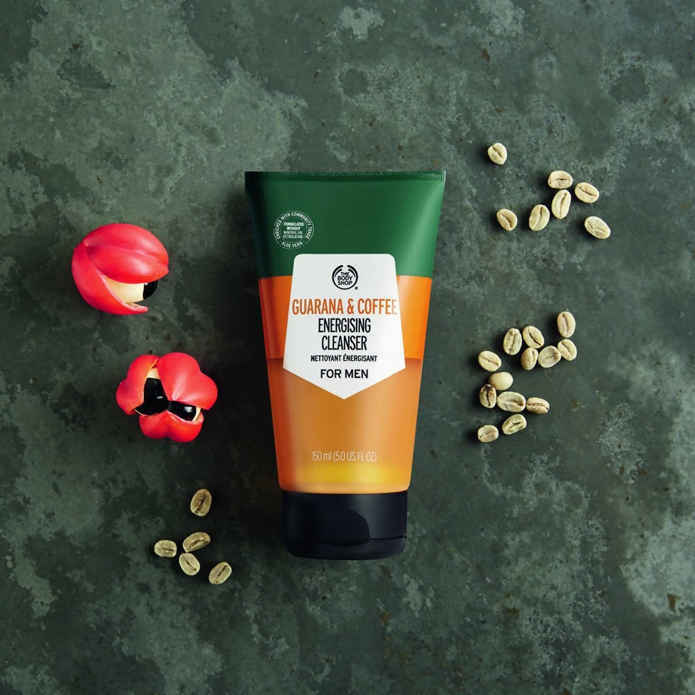 The Body Shop Guarana And Coffee Energising Cleanser For Men