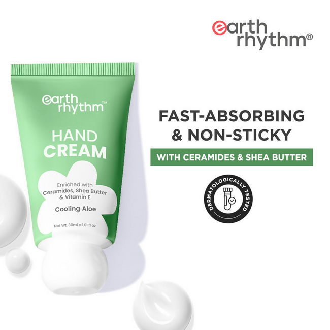 Earth Rhythm Cooling Aloe Hand Cream Enriched with Ceramide Main Image