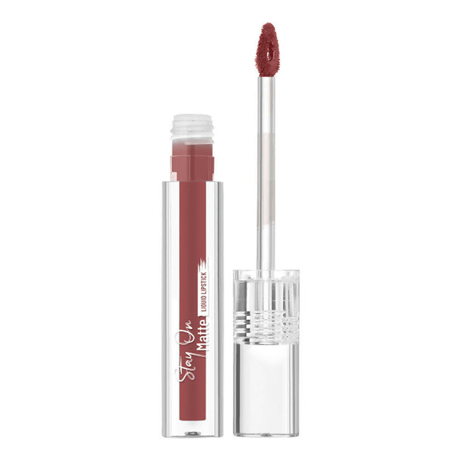 Swiss Beauty Stay On Matte Liquid Lipstick - 10 Earthy Brown Hover Image