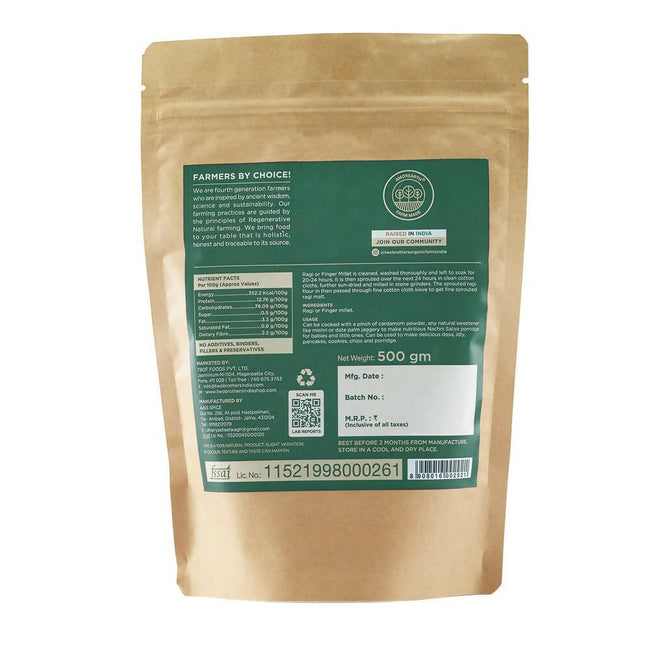 Two Brothers Organic Farms Sprouted Ragi Malt-Nachni Satva Main Image