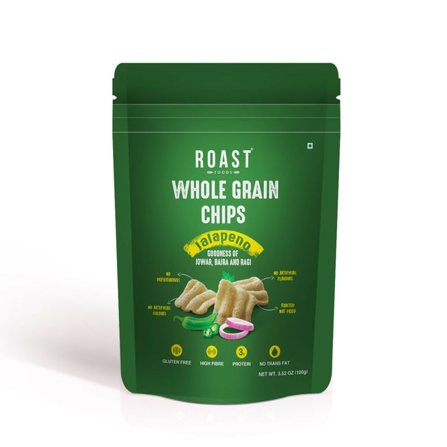 Roast Foods Whole Grain Chips Jalapeno Hover Image
