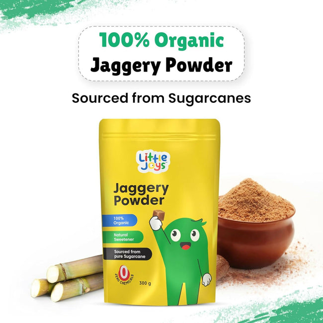 Little Joys 100% Organic Jaggery Powder, No preservatives, No additives, No chemicals Main Image