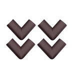 Safe-O-Kid Corner Guards Cushion L Shaped, Small, For Child Safety, Brown
