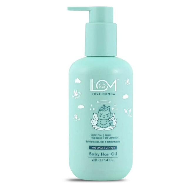 Love Momma Rosemary Leaved Baby Hair Oil for Nourish & Strengthen Your Little One's Hover Image
