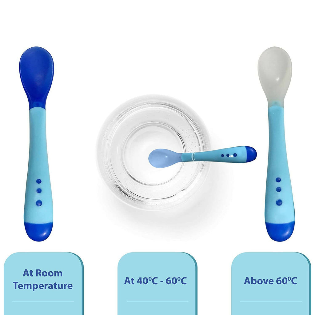 LuvLap Tiny Love Heat Sensitive Baby Feeding Spoons Set