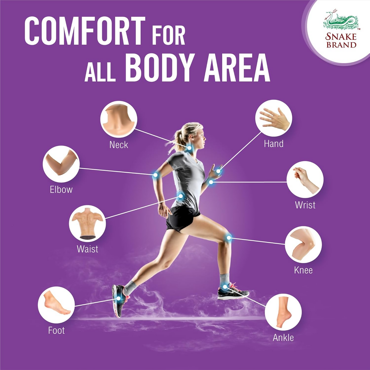 Snake Brand Lavender Prickly Heat Cooling Talcum Powder