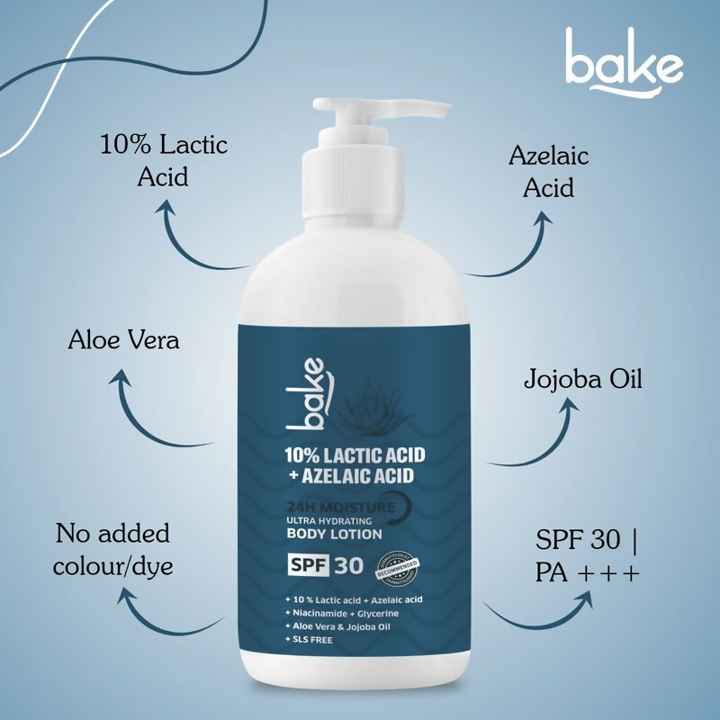 Bake 10% Lactic Acid Body Lotion SPF 30