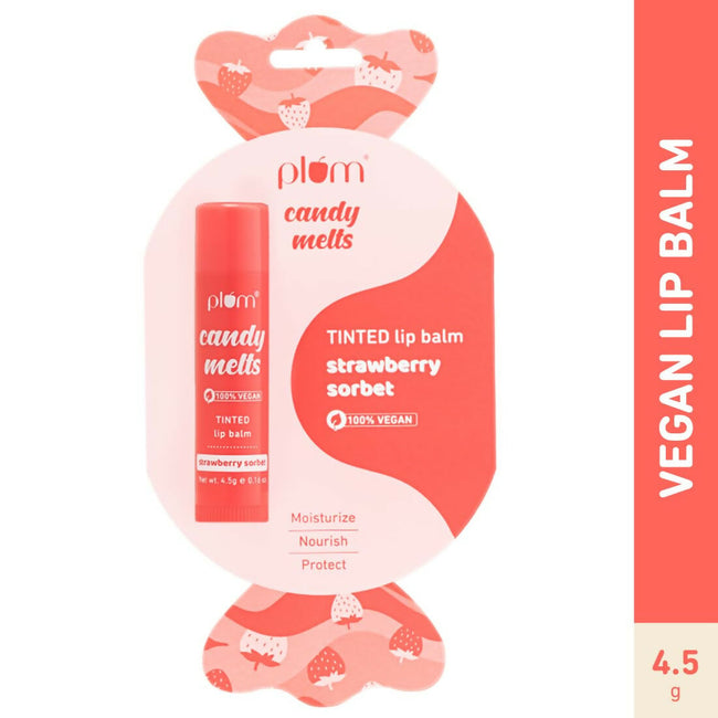 Plum Candy Melts Strawberry Sorbet Tinted Lip Balm Main Image