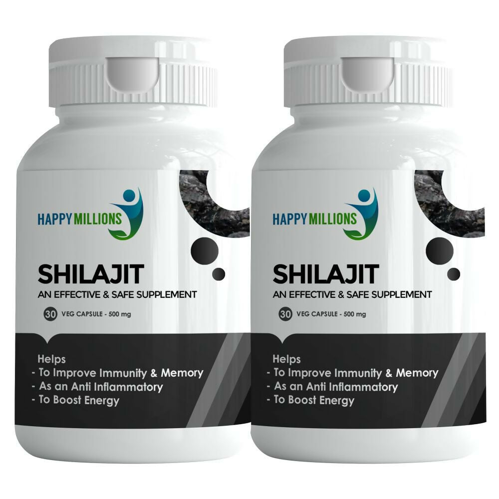 HappyMillions SJ Capsules ?Herbal Wellness Supplement for Vitality