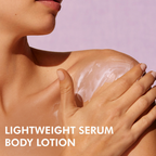 mCaffeine Blueberry Swirl Serum Body Lotion 72 hrs Deep Moisturization With Niacinamide