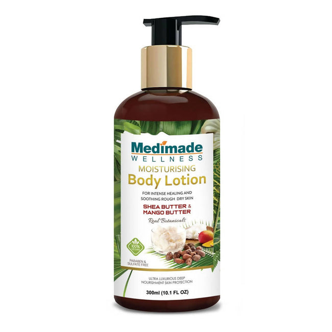 Medimade Wellness Moisturising Body Lotion With Shea Butter & Mango Butter Hover Image