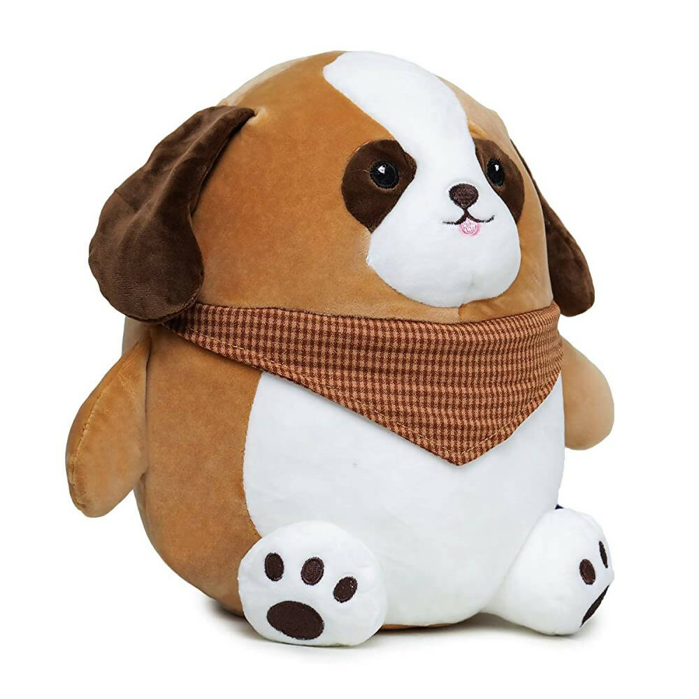 Webby Bruno Soft Animal Plush Dog Toy- 30cm