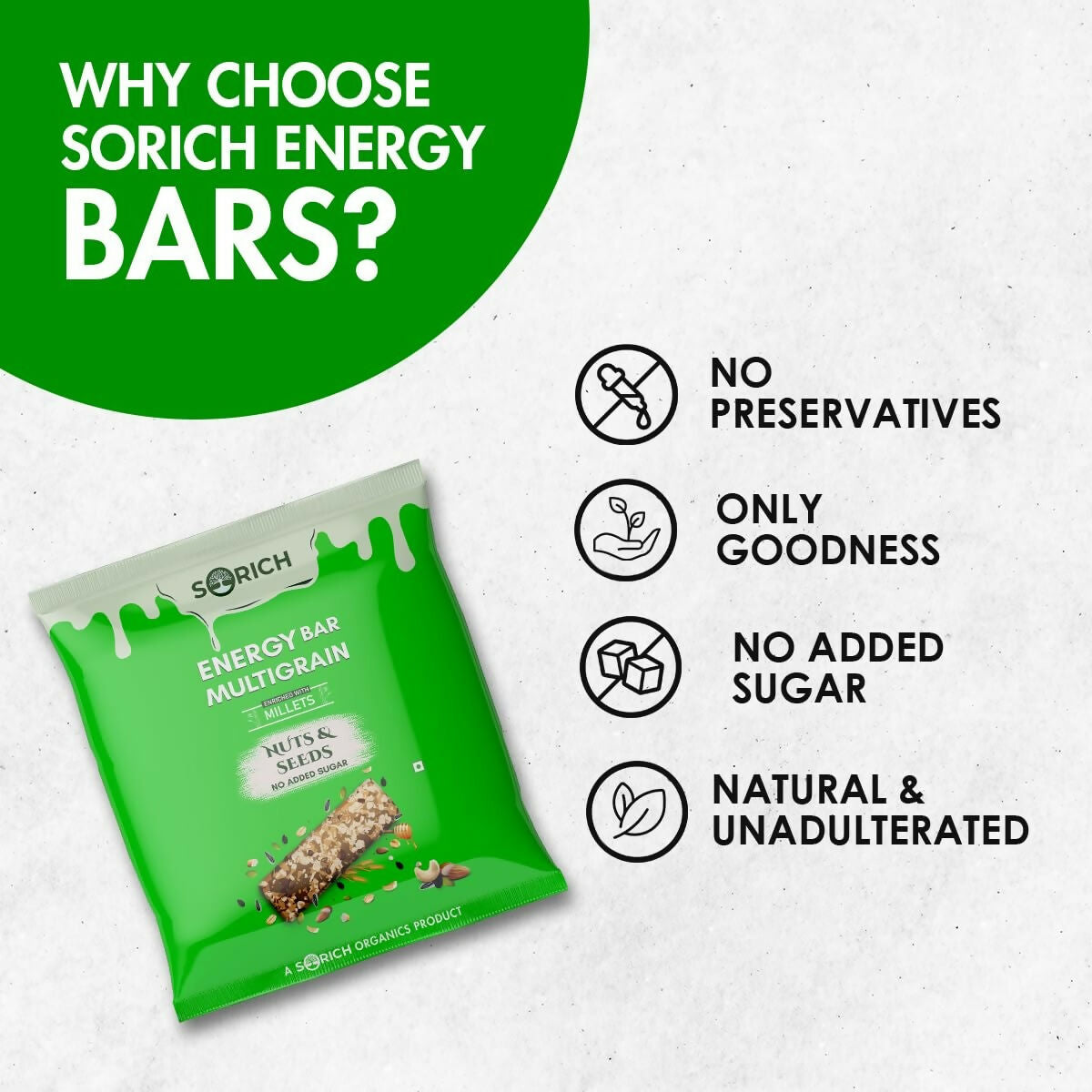 Sorich Organics Multigrain Energy Mini Bars Nut & Seeds