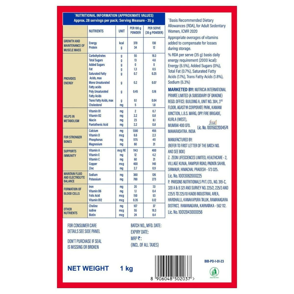 Protinex Health Supplement And Nutritional Protein Mix For Adults-(Creamy Vanilla)