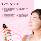 Nourish Mantra Dewy Rose Toner with Niacinamide & Vitamin B5 for Radiant