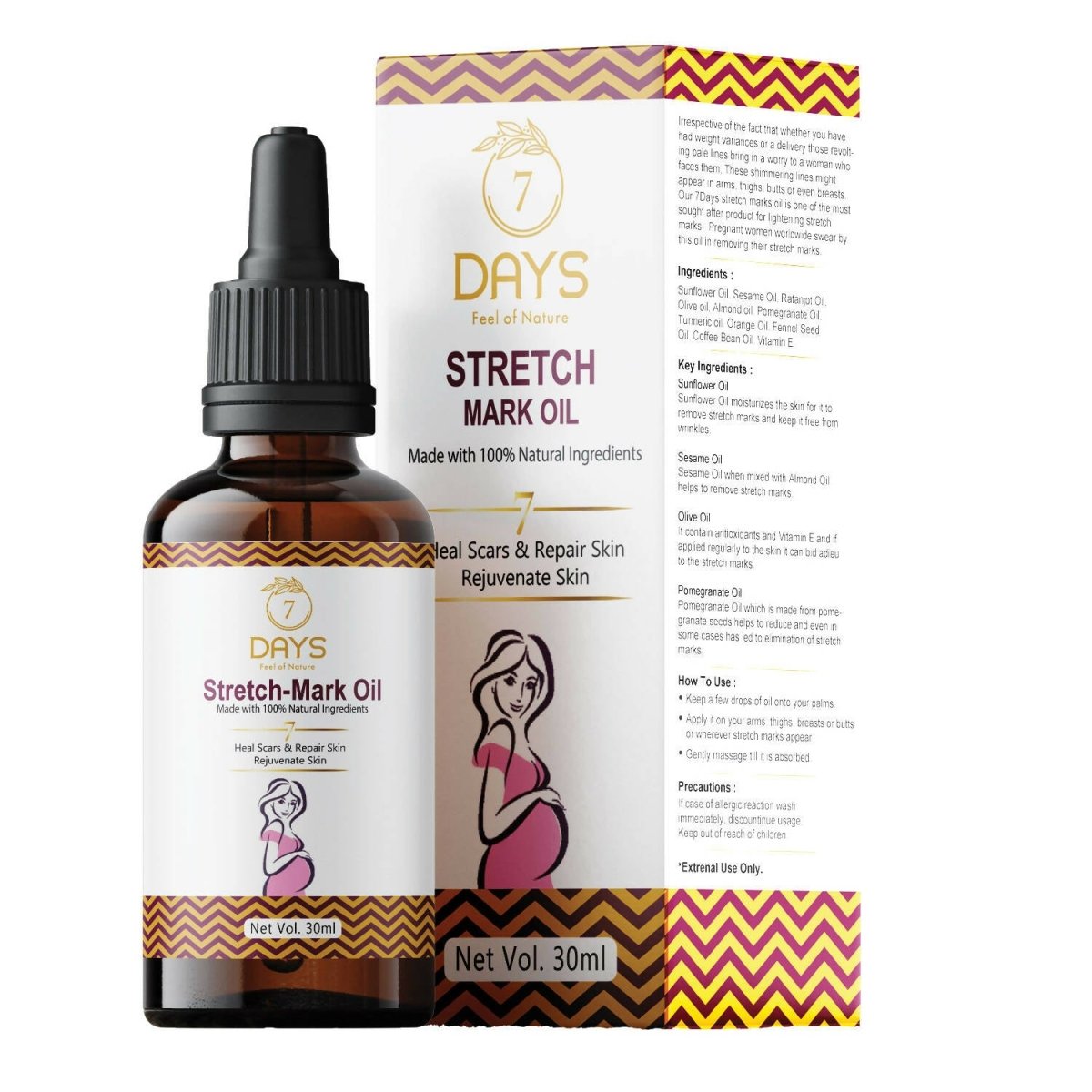 7 Days Stretch Mark Oil