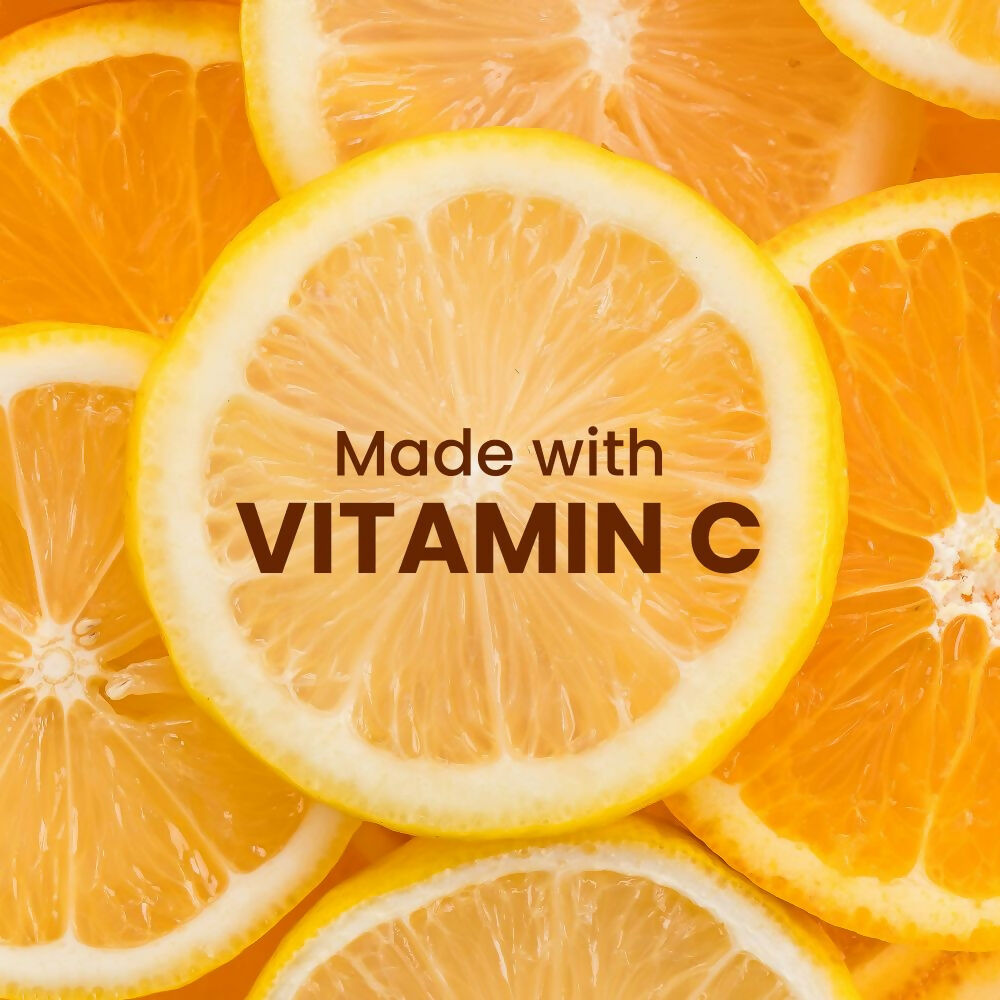 Wild Oak Vitamin C Shea Butter Sugar Scrub with AHA, Vegan Collagen & Peptides For Tan Removal & Smooth Skin