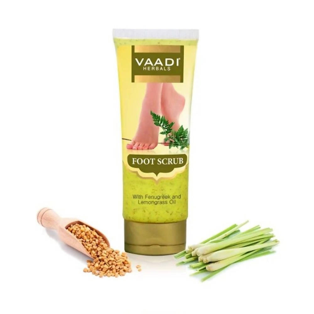 Vaadi Herbals Foot Scrub with Fenugreek and Lemongrass Oil