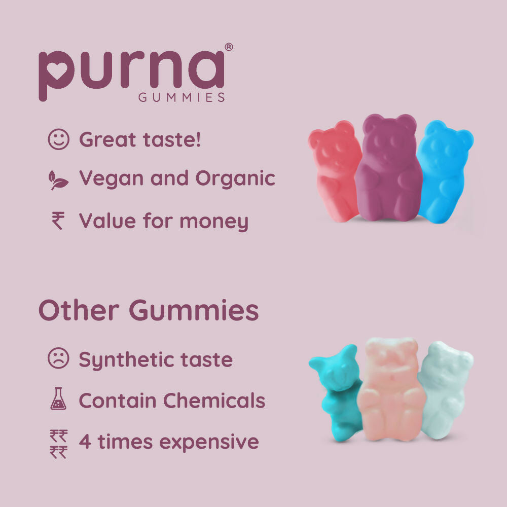 Purna As Long As You Love Me Ceramides Gummies - Passion Fruit