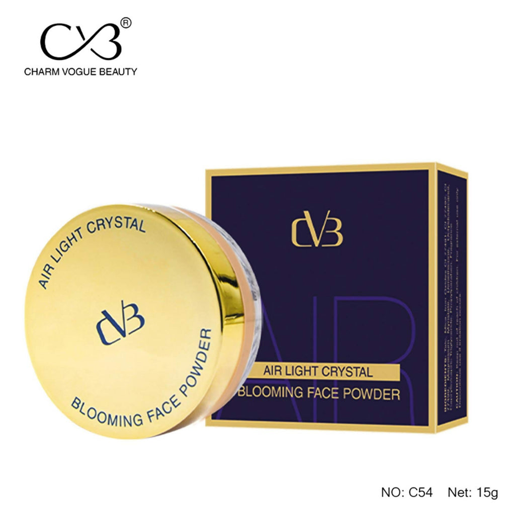 CVB C54 Blooming Loose Face Powder Air Light Crystal Oil Control Powder Shade 1