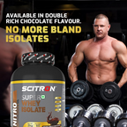 Scitron Super Whey Isolate Protein Powder - Double Rich Chocolate