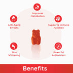 Purna Gummies Glutathione Cola Flavour Gummies for Skin Brightening