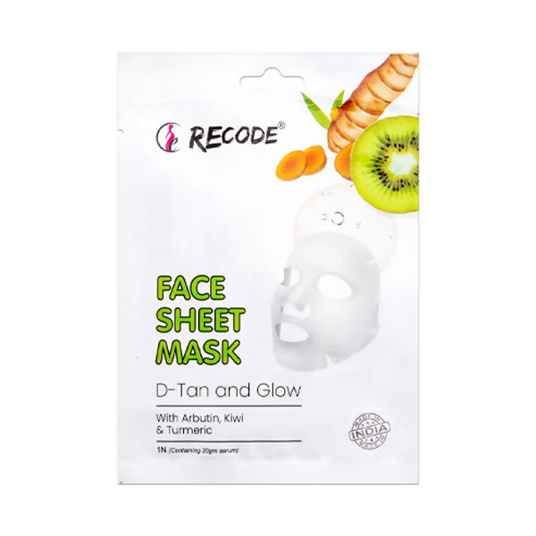 Recode D Tan And Glow Face Sheet Mask Hover Image