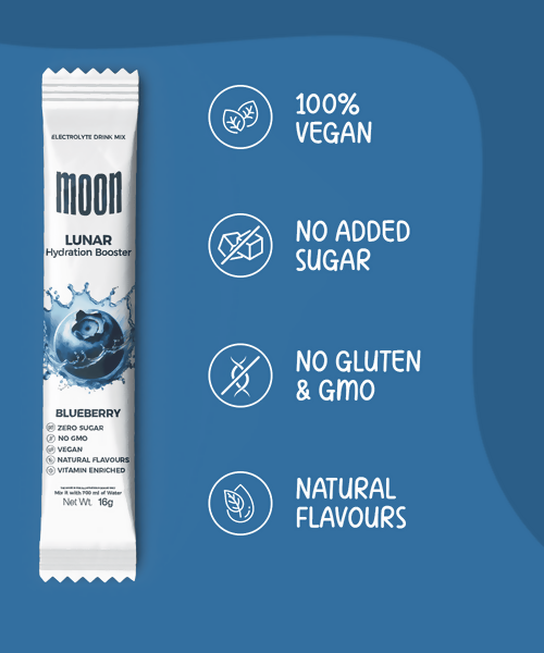 Moon Lunar Hydration Booster - Blueberry Flavour