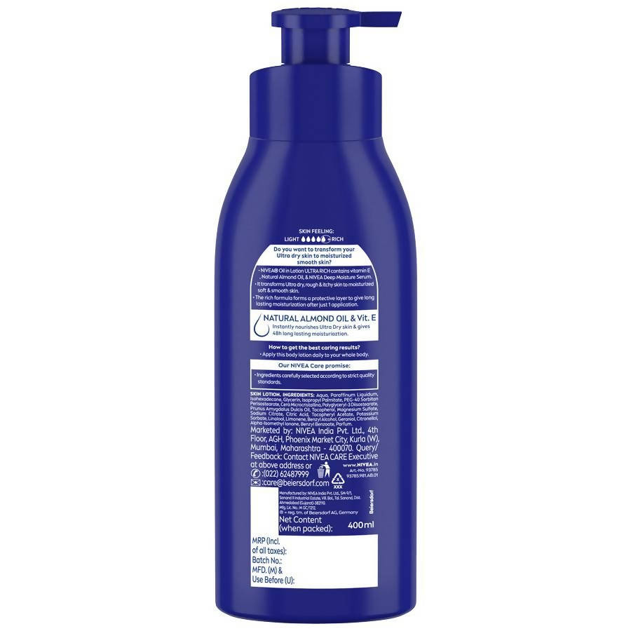 Nivea Ultra Rich Oil in Lotion