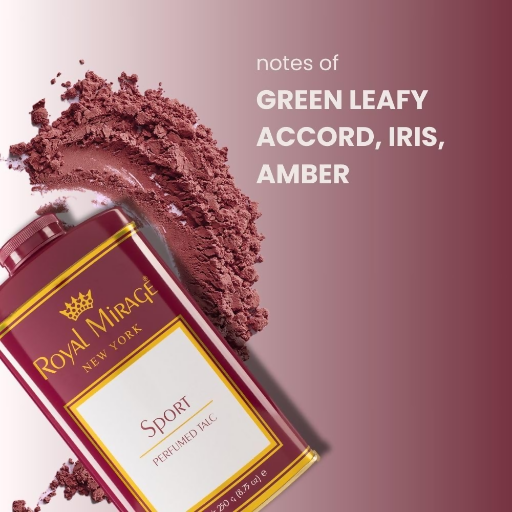 Royal Mirage Sport Perfumed Talc