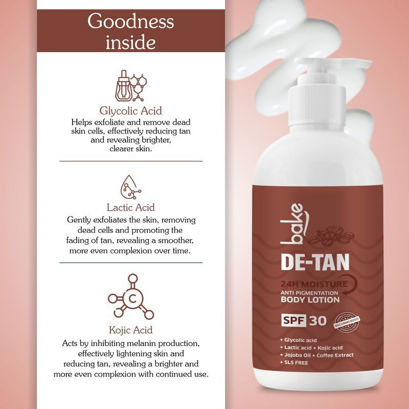 Bake De-Tan Anti Pigmentation Coffee Body Lotion