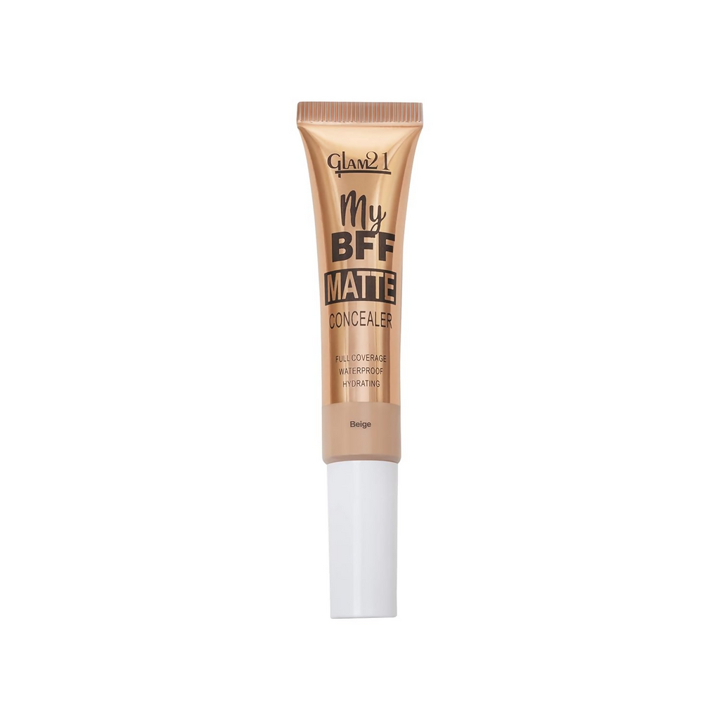 Glam21 My BFF Matte Liquid Concealer For All Skin Tone Matte Finish - Beige