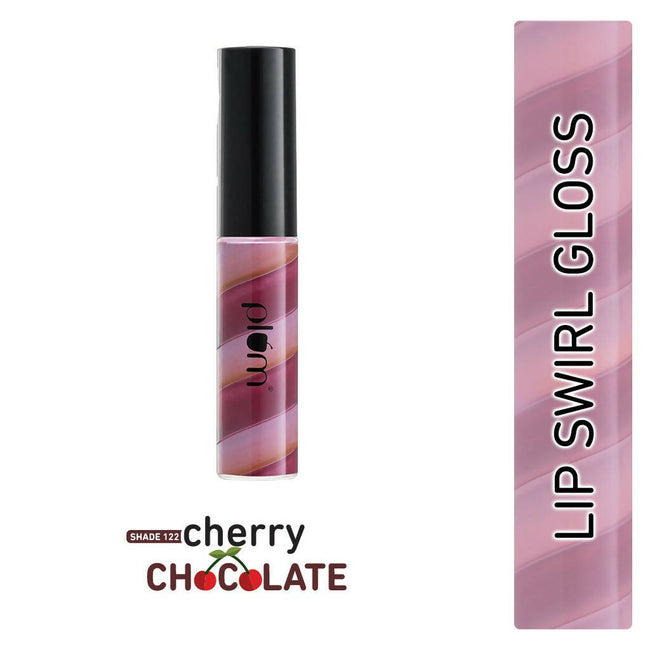 Plum Soft Swirl Lip Gloss 3 Shades In 1 & 122 Cherry Chocolate Main Image
